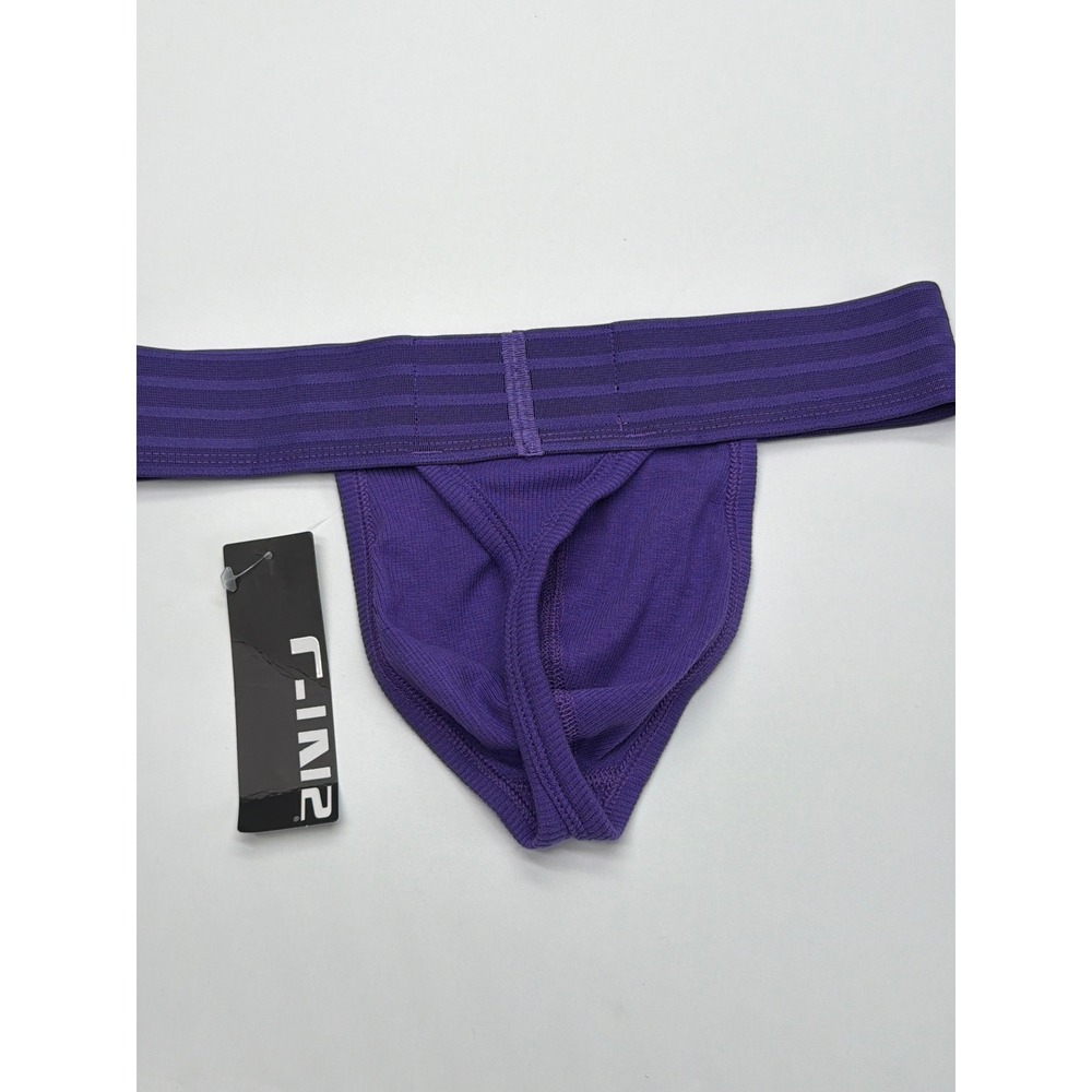 C-IN2 Mens Hard Core Jockstrap Paxton Purple 2702 Cotton Ribbed Supporter Small - Picture 5 of 6